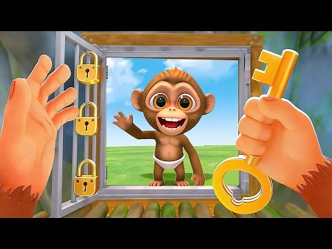 Escaping THE ZOO As A Monkey!