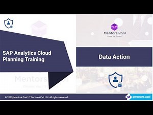 SAP Analytics Cloud Planning Training 2025 | Data Actions in SAC Planning | SAC BI & Forecasting