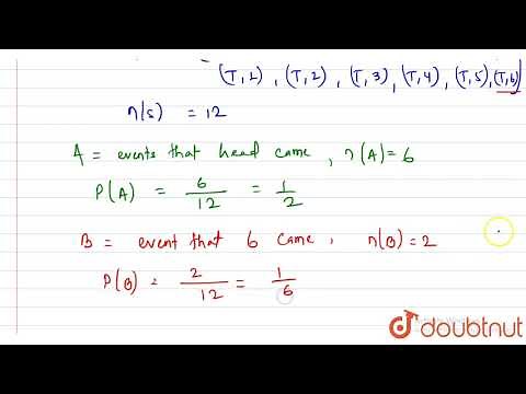 A coin is tossed and then a die is thrown. Find the probability of obtaining a 6, given that a head