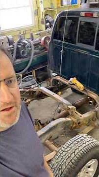 Dodge Dakota frame crossmember removal trick