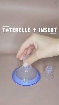 Comment utiliser un insert avec une téterelle de tire-lait #allaitement #balulu #laitmaternel