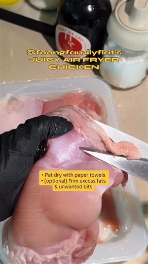 Ange P. on Instagram: "Didn't think you'd ask🤭 This recipe will be a lifesaver in the new week ahead, esp if you're bracing yourself for a busy period! This keeps well in the fridge for up to 3 days, and 1 month in the freezer. I'll reheat straight from the fridge or freezer in the air fryer. Or pull apart into strips to use into other recipes~ JUICY AIR FRYER CHICKEN * 400g boneless chicken thighs (skin on/off ok) * Sea salt * Sugar (omit if you don't want sweetness at all, but it balances fla