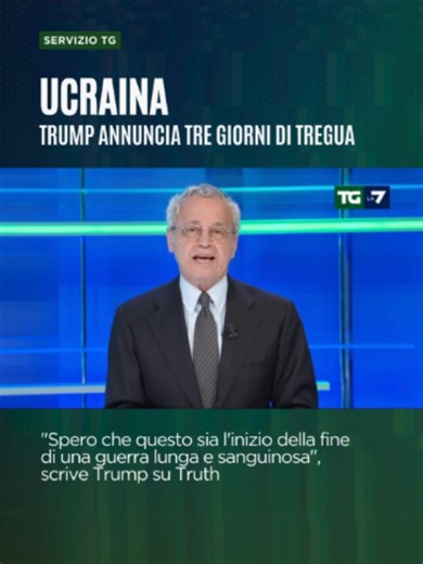 Trump annuncia tregua guerra Ucraina 9-11 Maggio