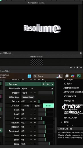 Tutorial de efectos de texto en Resolume Arena