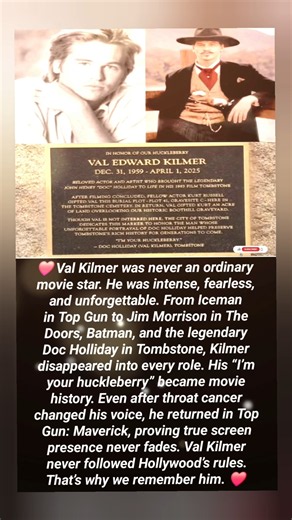 Val Kilmer: The Fearless Actor Who Never Played It Safe 🎬🔥 #shorts #viral #story