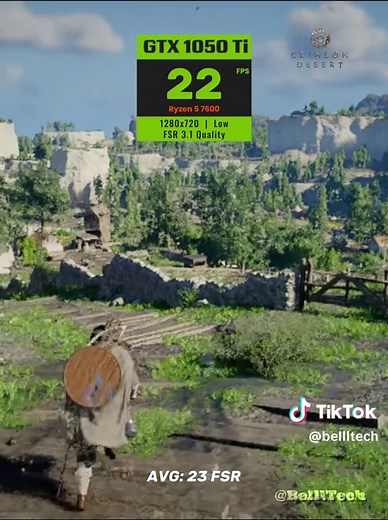 Crimson Desert GTX 1050 Ti Benchmark: 1080p vs 720p Performance