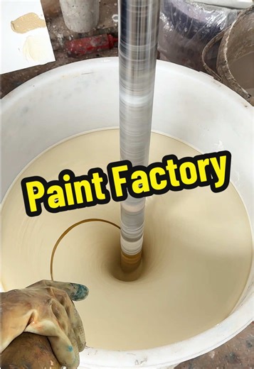Color Mixing Process at the Paint Factory