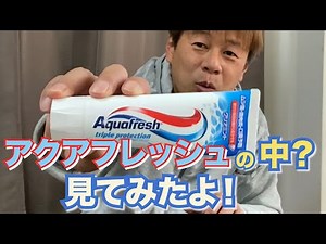 【検証】アクアフレッシュのチューブの中どうなってるか見てみた