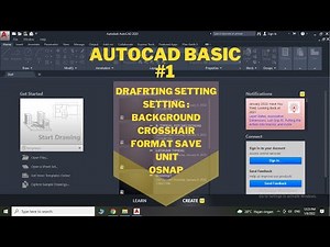 1. DRAFTING SETTING AUTOCAD (SETTINGAN AWAL AUTOCAD)
