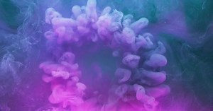 Paint Water Blend Magic Spell Chemical Reaction Neon Pink Blue