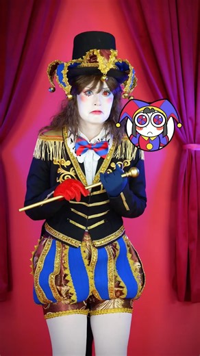 Making/styling ringmaster Pomni’s cosplay! 🎪💫 #theamazingdigitalcircus