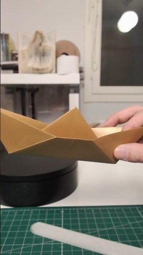 How to Make Traditional Boat from A4 Paper - Easy Japanese Origami Papercraft Tutorial (ASMR)