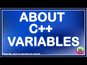 Variables in C++ Programming| C++ Variable Declaration| C++ Tutorial For Beginners| S2CS