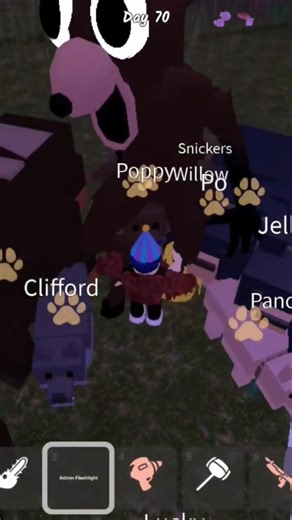 Roblox Tame all wild animals 🔥🔥 #roblox #99nightintheforest #gaming