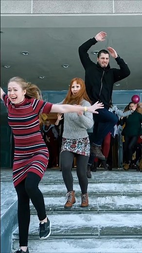 Unexpected Slip Turns Into Total Chaos 😱#shortvideo #viral