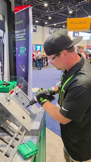 @tberryelectric is showing off his go-to tool — the Greenlee step bit. Watch it cut clean and stay cool,reducing burns and keeping the job moving safely. | Greenlee Tools