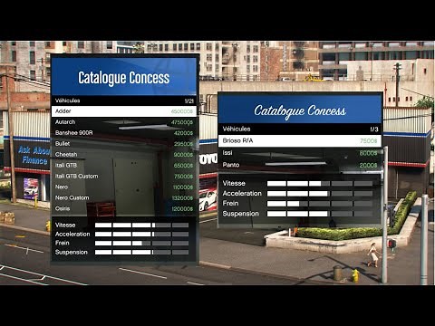 Old Catalogue Concessionnaire (0.00ms) FIVEM by MXXRツ#8250 - [PMENU - ESX]