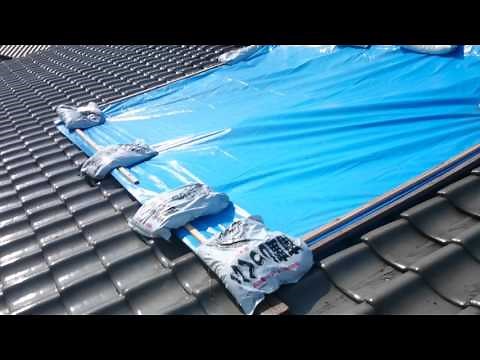 屋根へのシート養生をする時のポイントです！