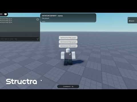 Roblox Announcement System | Roblox Studio