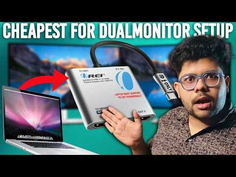 How to Connect Monitors to MacBook Air M4 (Step-by-Step Guide) | Dual Display Setup 🔥