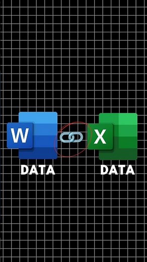 Link Data! Excel to Word #excel #msword