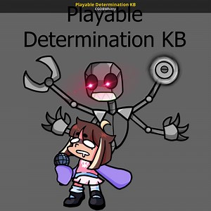 Playable Determination KB Mod for Friday Night Funkin' | FNF Mods