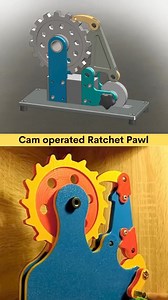 Cam operations ratchet pawl #mechanism #mechanical #automation #howitwork #howitmade | Mechanical and Automation Systems