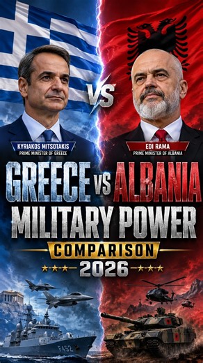 Greece vs Albania Military Power Comparison 2026