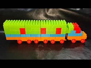 Satisfying DIY bus 🚌 gadi / building blocks / block game / lego building blocks MAIMUNA BOLOKS /