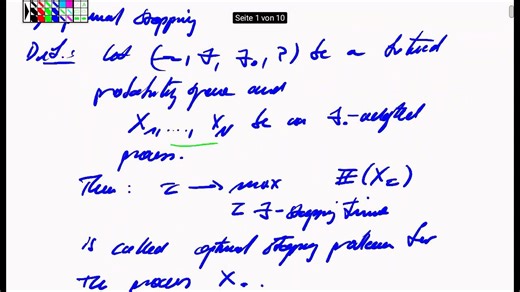 Stochastic Processes 1 - Lecture 11