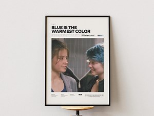 Blue is the Warmest Color Fim Poster, Adèle Exarchopoulos and Léa Seydoux Poster, Alternative Movie Poster, Blue is the Warmest Color Print - Etsy Canada