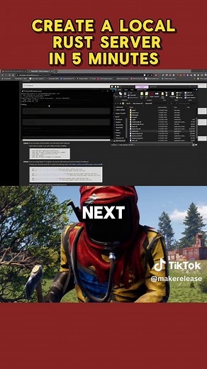 Set up your own Rust server like a pro. Full tutorial posted — check YouTube for the full guide 👾🔫 #RustServer #GamingSetup #GameDev #RustTutorial#CapCut