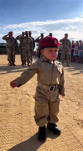 Tiny Commander Takes Charge! 🪖🔥 Soldiers Follow Her Orders Perfectly | Ultra Realistic 4K