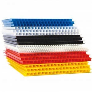 [Hot Item] Fluted Polypropylene Core Flute Sheet Fluteboard Coreflute