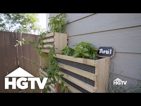 Vertical Wall Garden | Extreme Makeover: Home Edition | HGTV