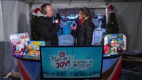 Gift of Joy Downtown Gift Drop alive with holiday spirit