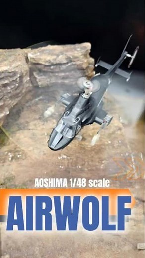 AIRWOLF_에어울프 1/48 LED custom #scalemodel #automobile #프라모델 #military #hobby #airwolf #에어울프