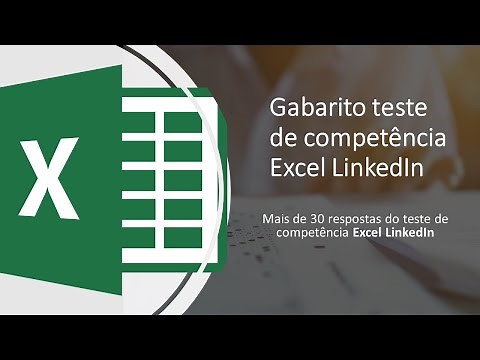 Gabarito: Teste de Competência LinkedIn Excel / LinkedIn Competency Test - Atualizado em Abril/2022.