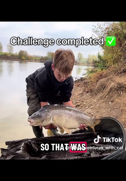 Challenge completed ✅🎣#fishing #challenge #follow #fyp #viral