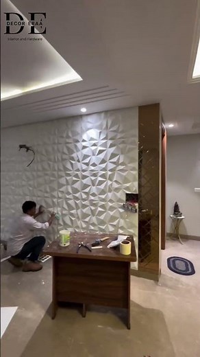 Unveiling our New 3D PVC Panels for Walls & Ceilings!💠 Add depth, elegance & style to your interiors