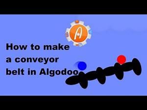 Tutorial - How to make a conveyor belt in Algodoo