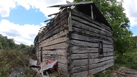 A remote log cabin survived for more than 200 years, and almost everything was still inside