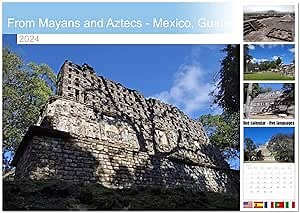 From Mayans and Aztecs - Mexico, Guatemala and Honduras (Monthly Wall Calendar 2026 11.7" x 16.5" (open)), CALVENDO 14 Month Calendar