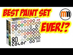 Is this the best paint set EVER? In-depth review of ICMs full 80-colour set