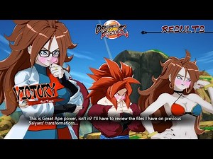 *NEW* SSJ4 Gogeta & Android 21(Lab Coat) Special Team Quotes| Dragon Ball FighterZ