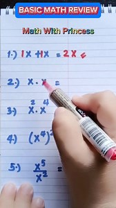 Math Review: Basic Math Review #math #mathtutor #mathviral #mathviralvideo #mathematics #mathschallenge #mathtrick #mathhacks #reels#reelsfb #fypシ゚viralシ #fypシ | Math with Princess