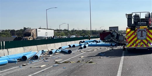 3 dead after semi loses load along I-70 in Colorado