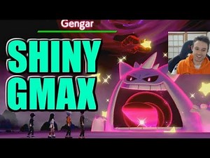 SHINY Gigantamax Gengar in Pokemon Sword and Shield