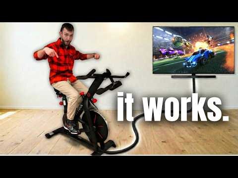 I Played Rocket League on an Exercise Bike (And How You Can Too)