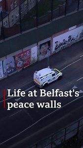 "I know it's terrible, but it's necessary." Life at Belfast's peace walls. https://bbc.in/2RzAfuN | BBC News NI